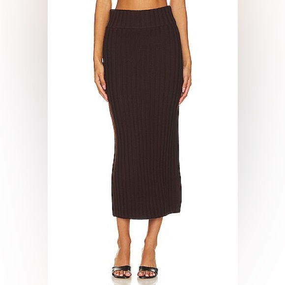 Misa Los Angeles Dresses & Skirts - Misa Los Angeles Brown Pencil Skirt